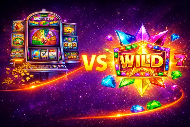 Механика слота Starburst с расширяющимся Wild символом и сравнение с бонусными слотами